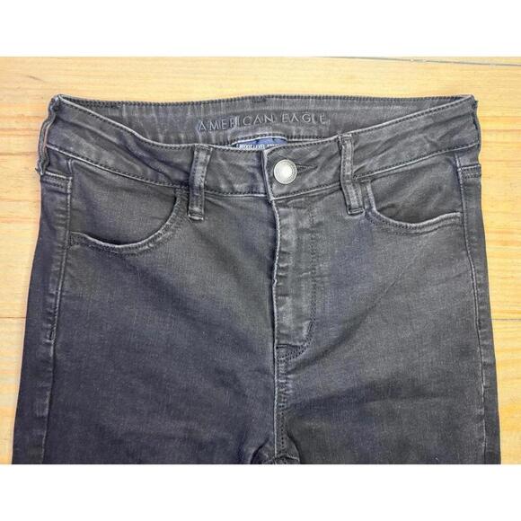 American Eagle Outfitters Women’s Black Skinny Jeans – Size 8 / Regular - Picture 2 of 8